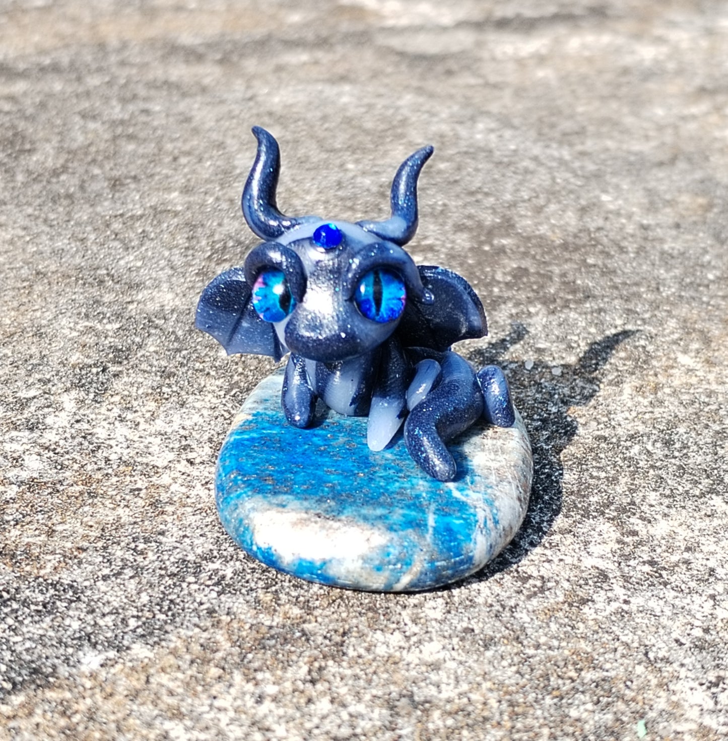 Lapis Lazuli Crystal Dragon