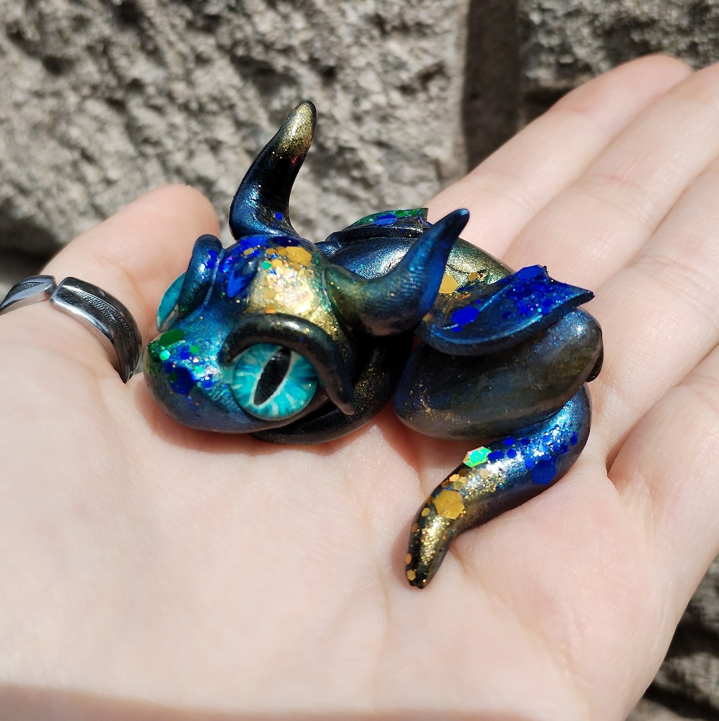 Labradorite Crystal Dragon