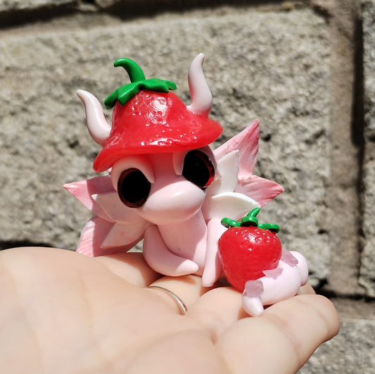 Rose Quartz Crystal Dragon