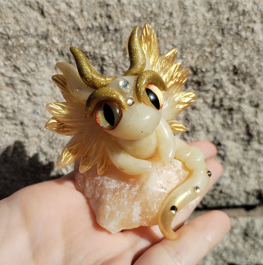 Citrine Crystal Dragon