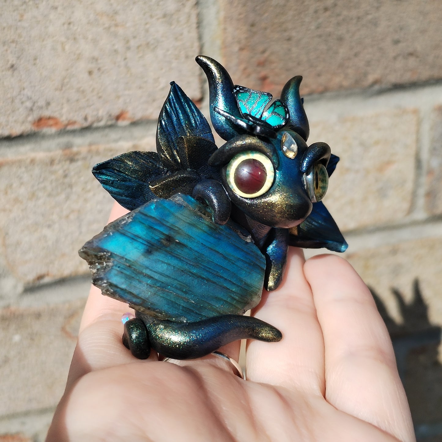 Butterfly Labradorite Crystal Dragon