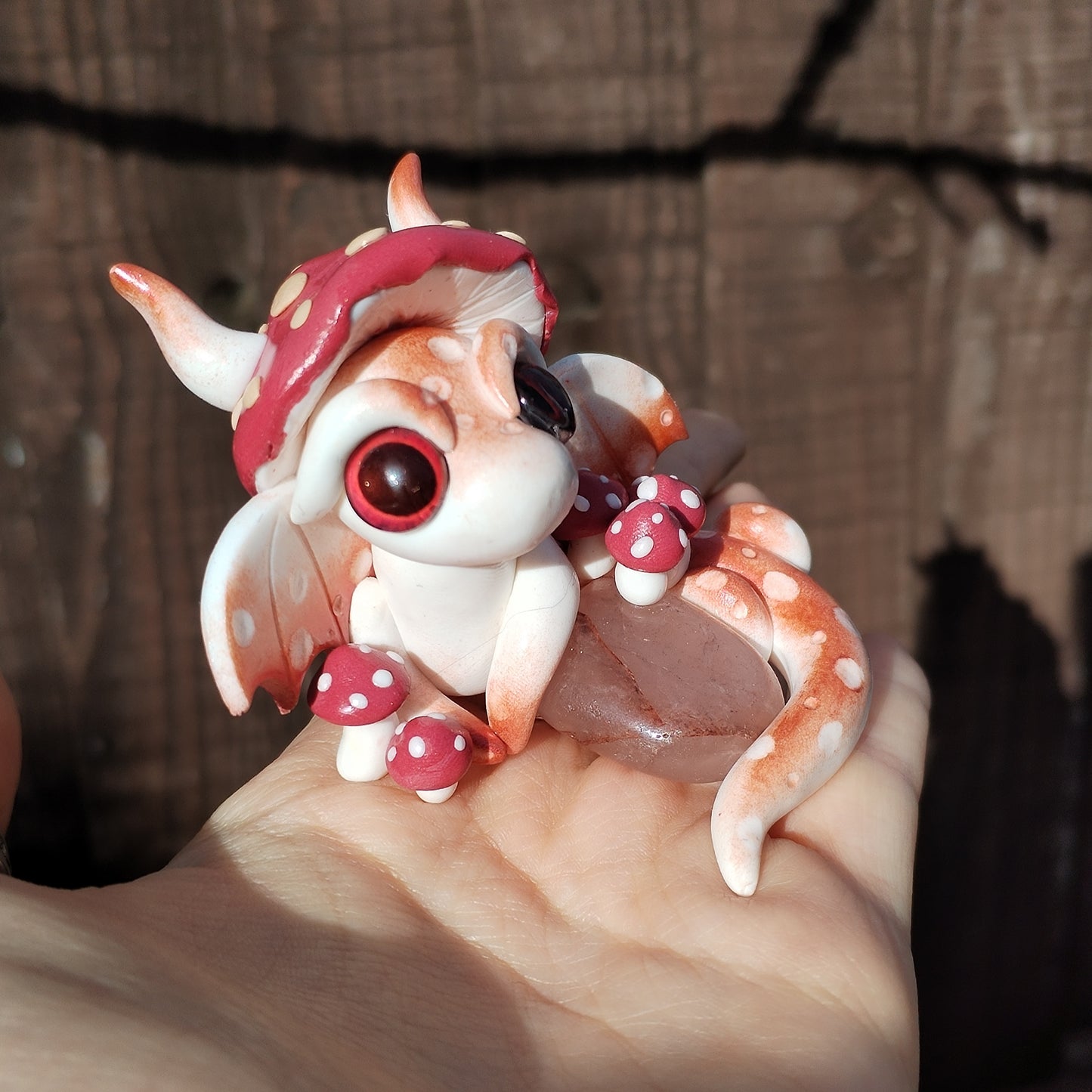 Limonite Mushroom Crystal Dragon