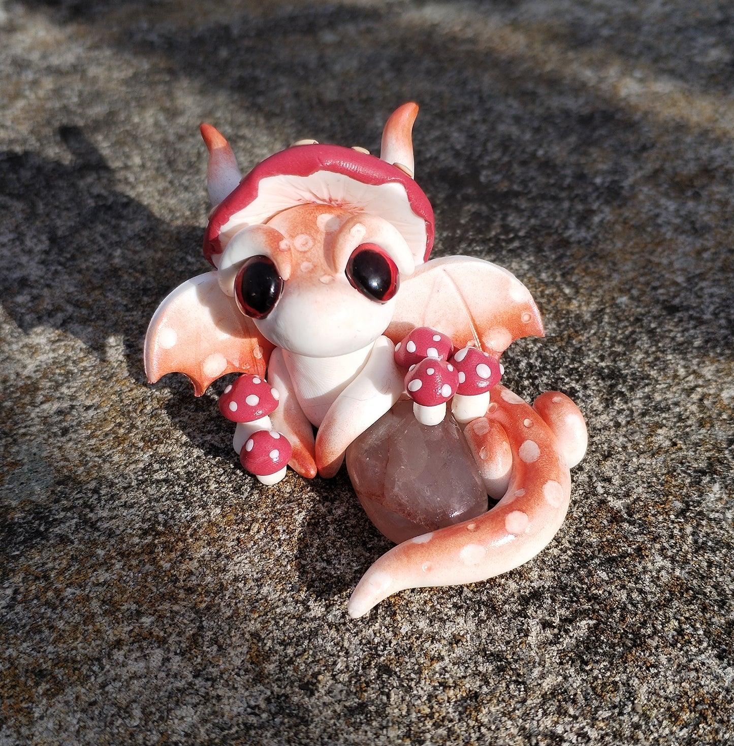 Limonite Mushroom Crystal Dragon