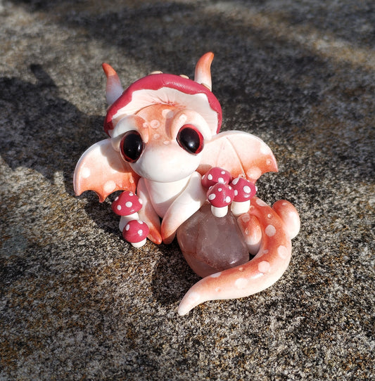 Limonite Mushroom Crystal Dragon