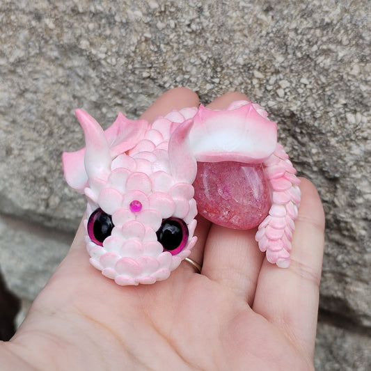 Crackle Quartz Crystal Dragon