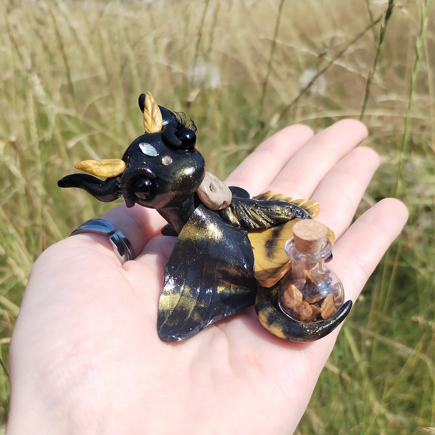 Deaths Head Moth Crystal Dragon