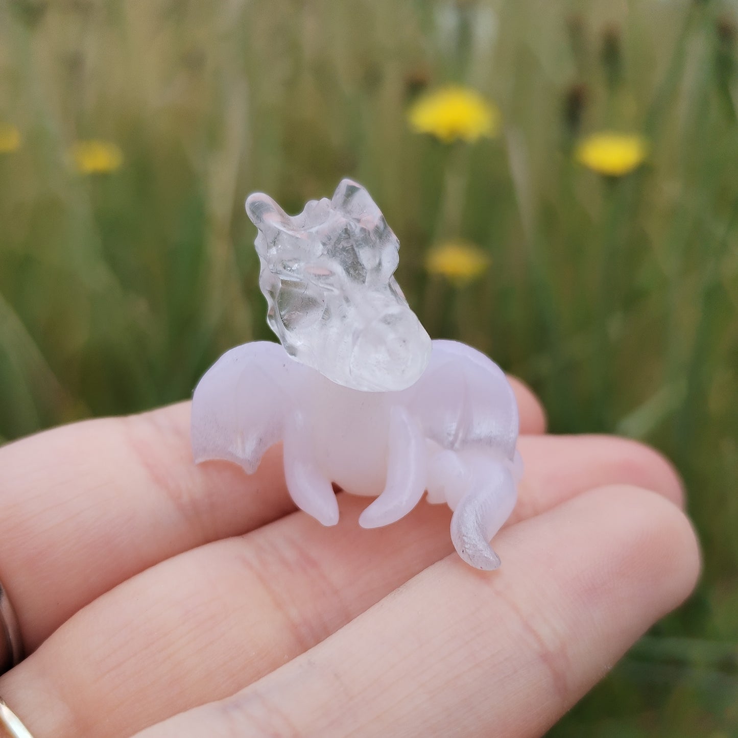 Clear Quartz Crystal Dragon