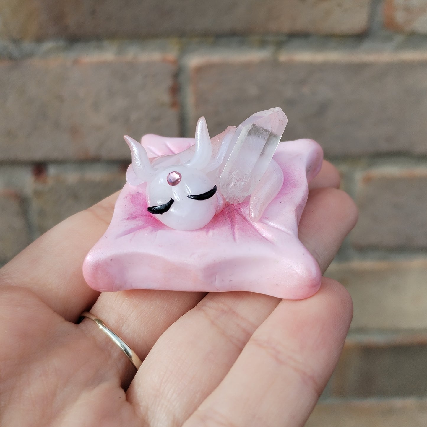 Sleeping Quartz Crystal Dragon