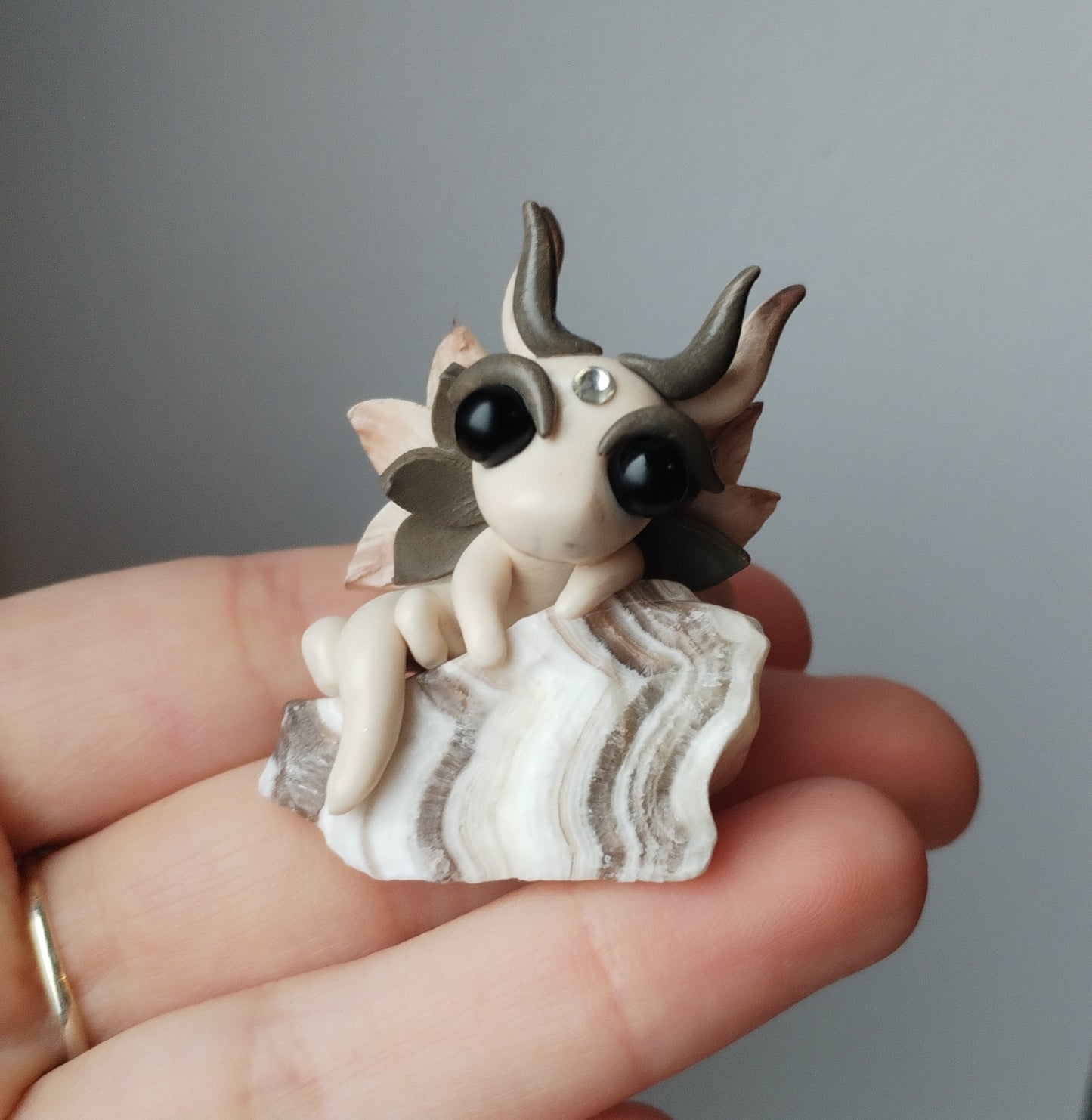 Banded Calicite Crystal Dragon