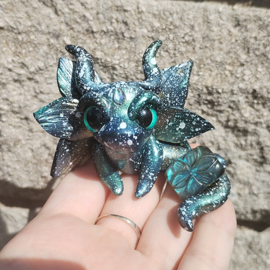 Labradorite Crystal Dragon