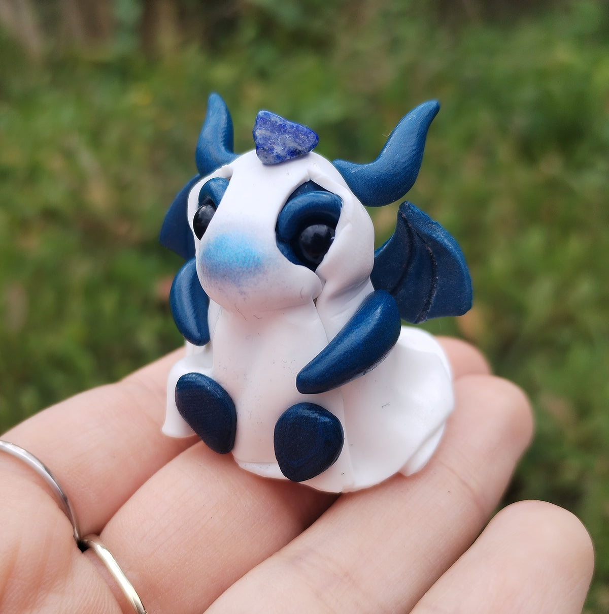 Lapis Lazuli Ghost Crystal Dragon