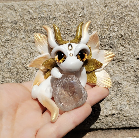 Clear Quartz Fairy Crystal Dragon