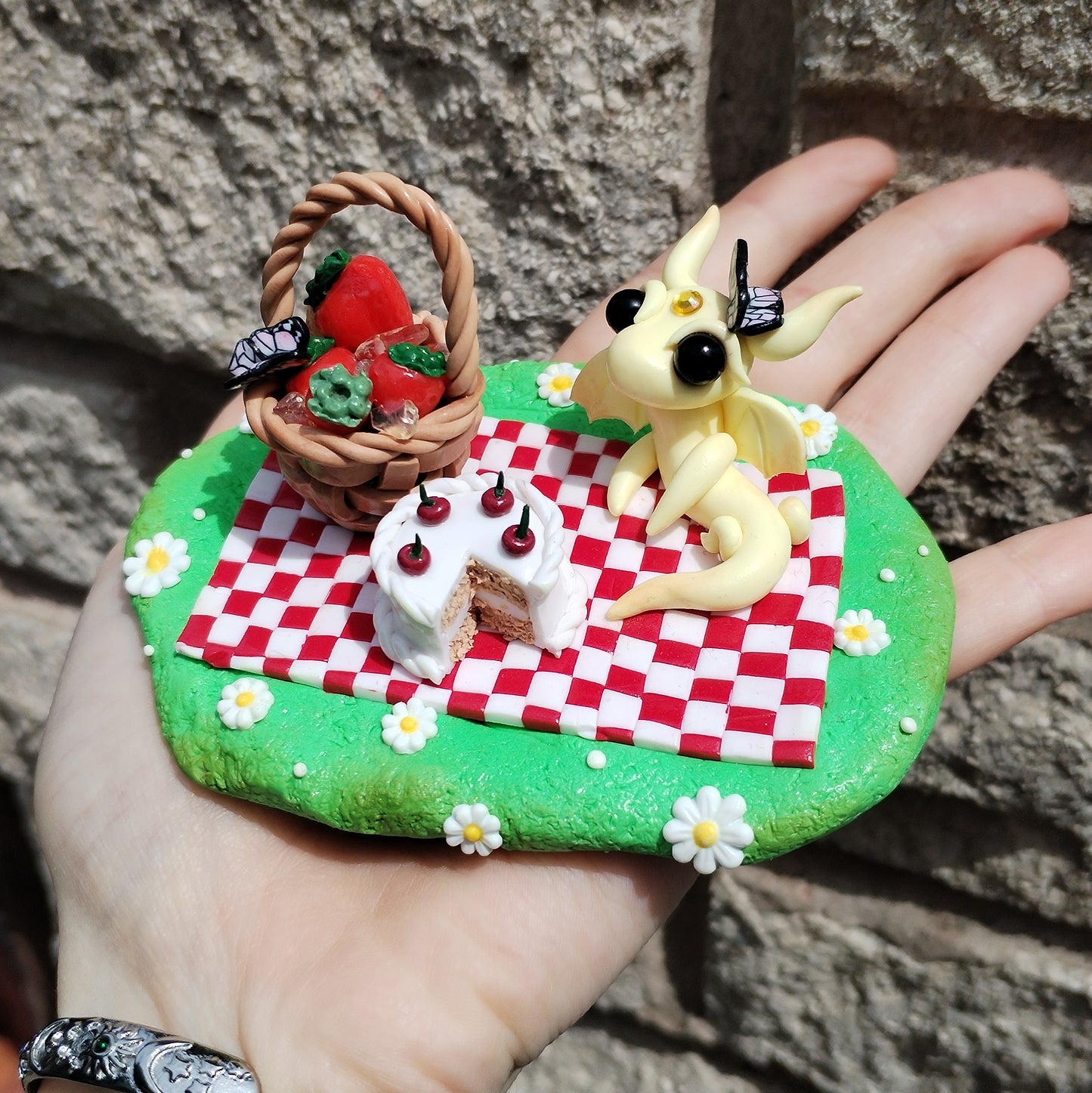 Picnic Citrine Crystal Dragon