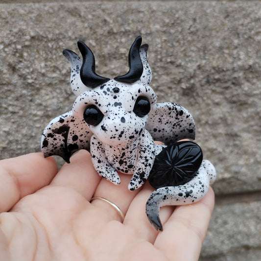 Black Onyx Crystal Dragon