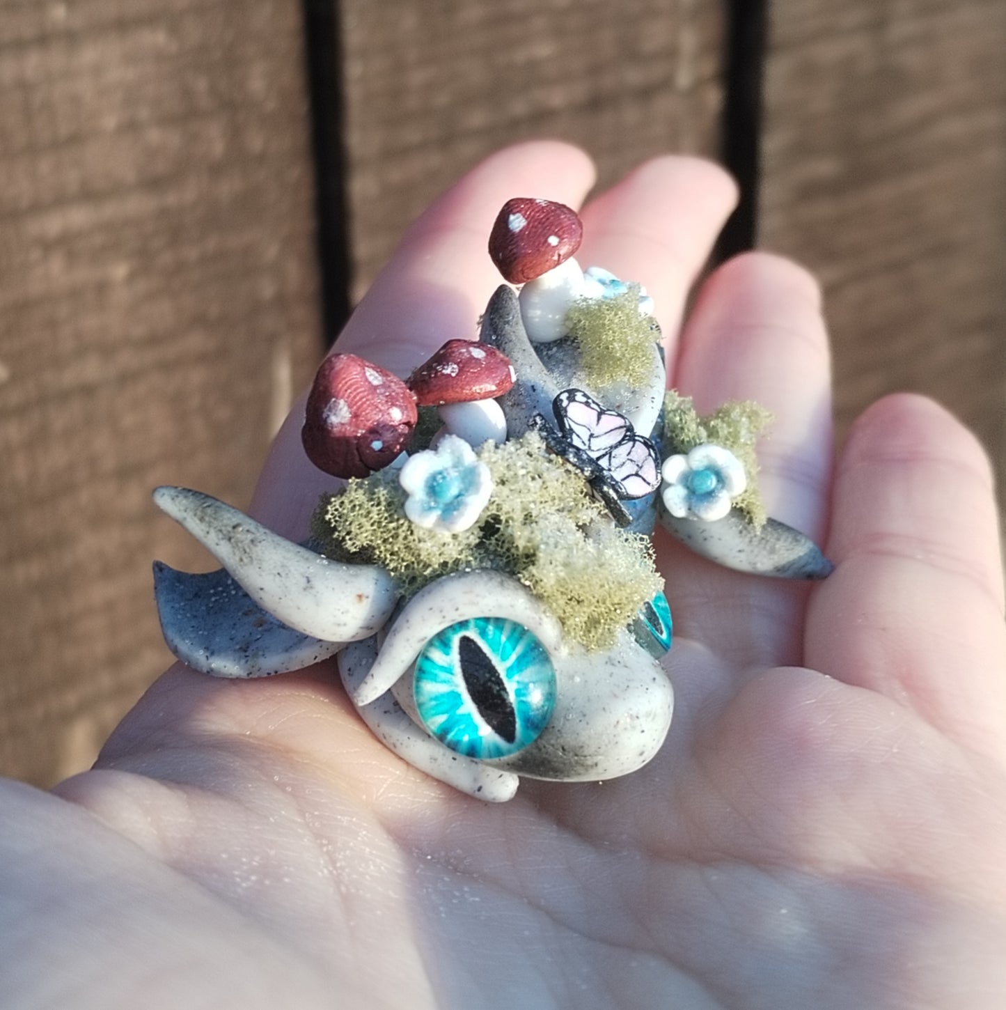 Labradorite Woodland Theme Crystal Dragon