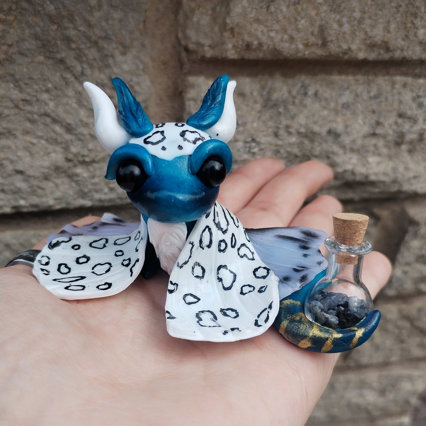 Giant Leapord Moth Crystal Dragon