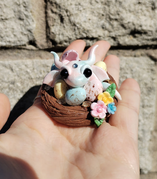 Citrine Mini Egg Crystal Dragon