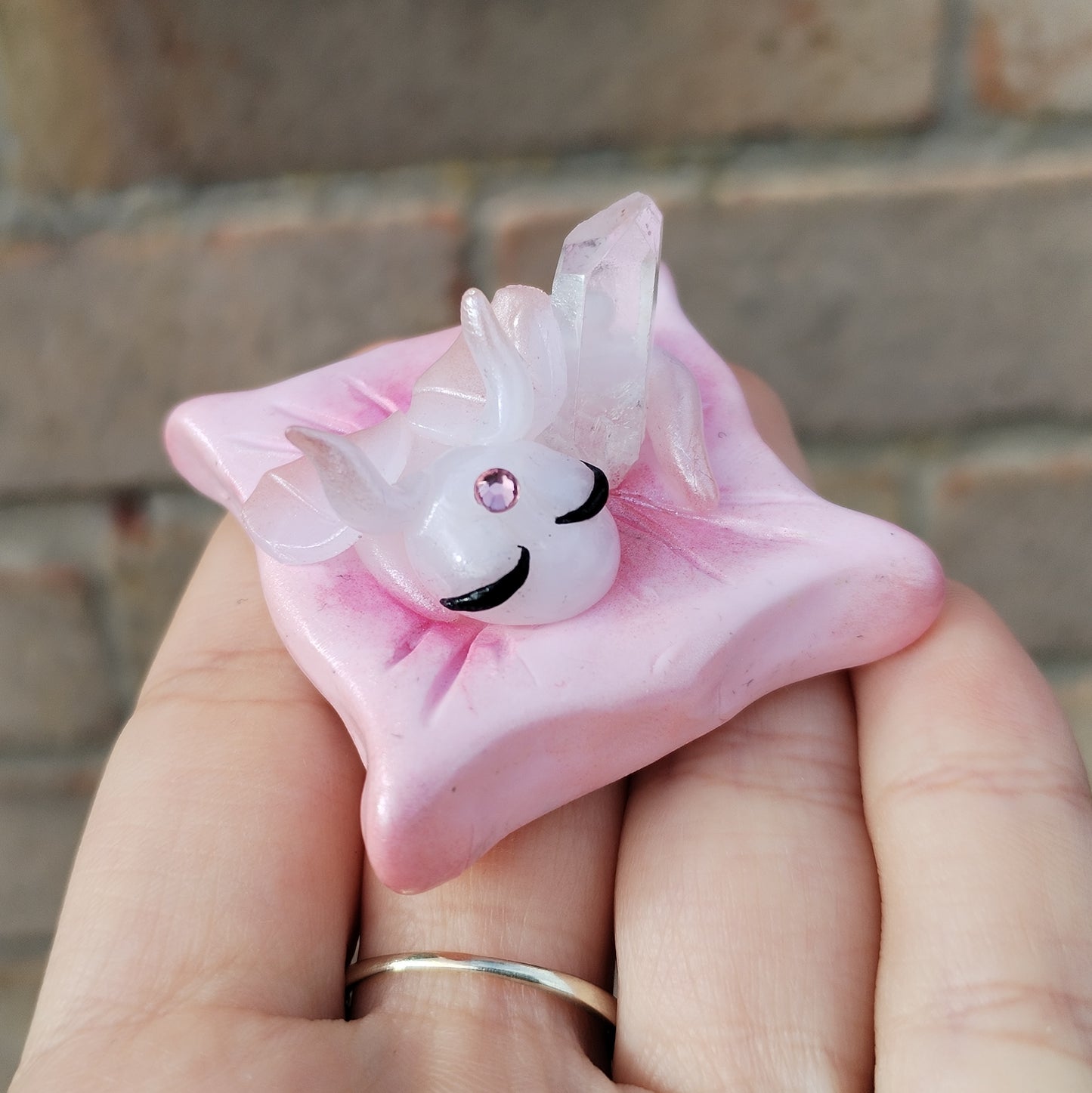 Sleeping Quartz Crystal Dragon