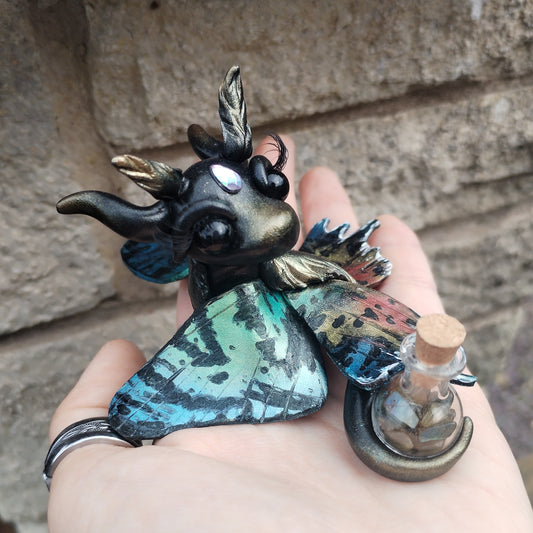 Madagascan Sunset Moth Crystal Dragon