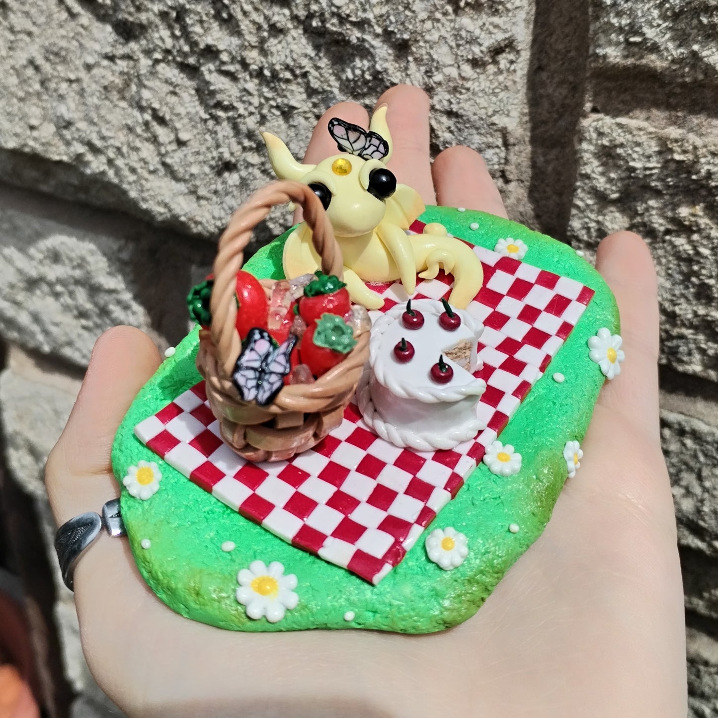 Picnic Citrine Crystal Dragon