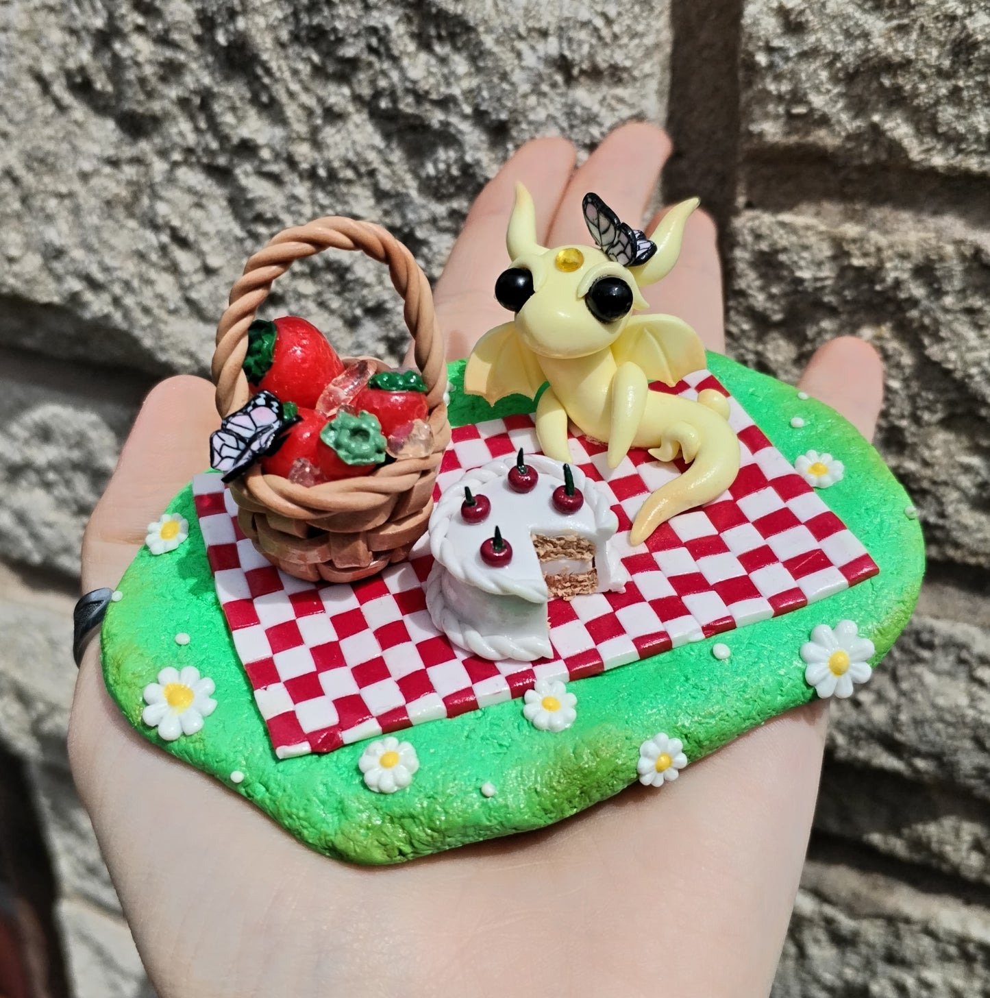 Picnic Citrine Crystal Dragon
