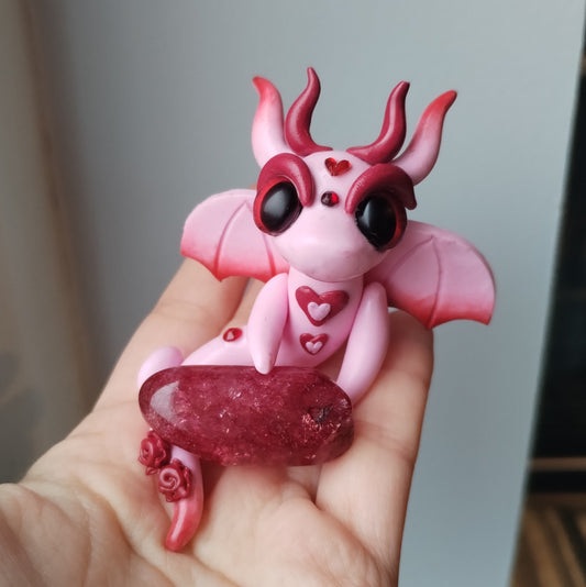 Crackle Quartz Crystal Dragon