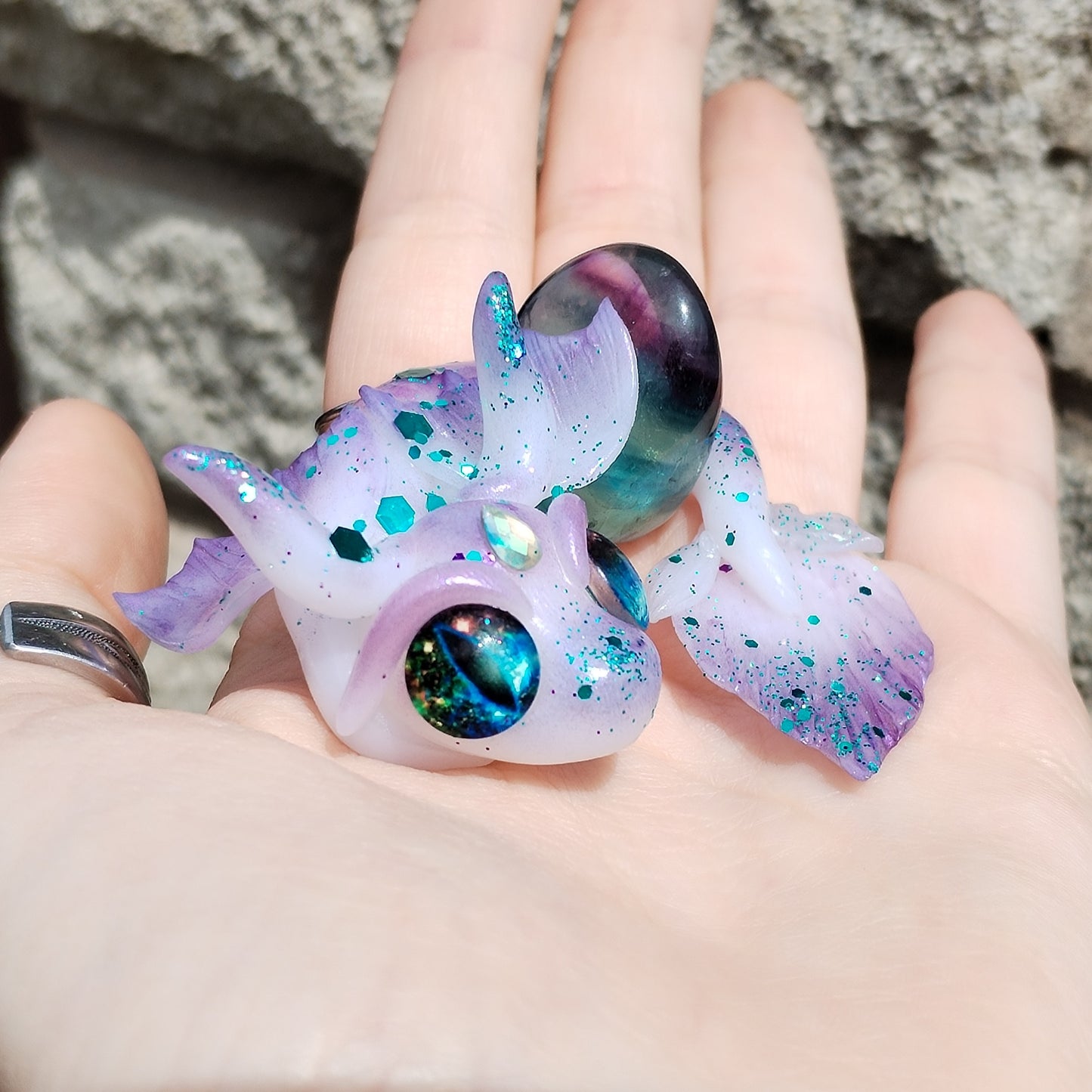 Flourite Crystal Dragon