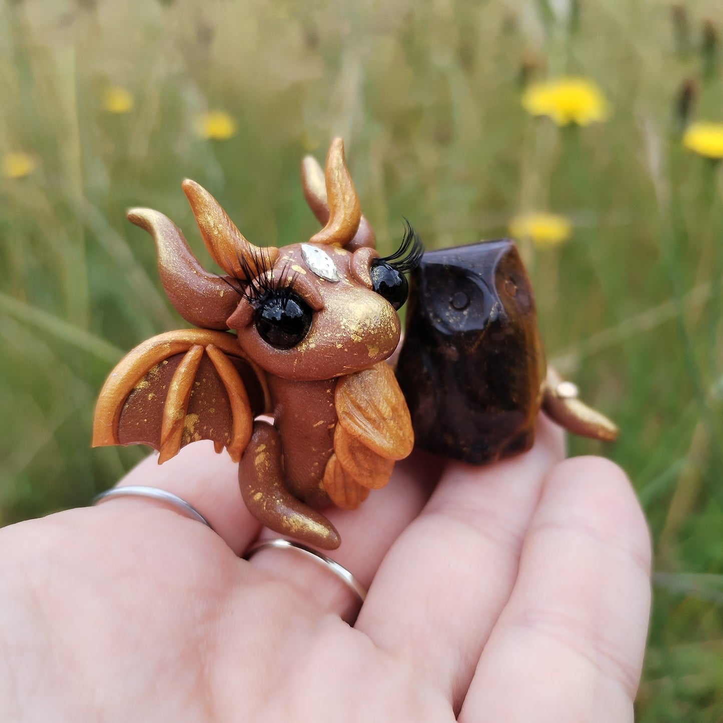 Tigers Eye Crystal Dragon