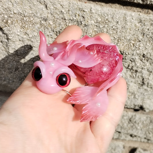 Crackle Quartz Water Crystal Dragon