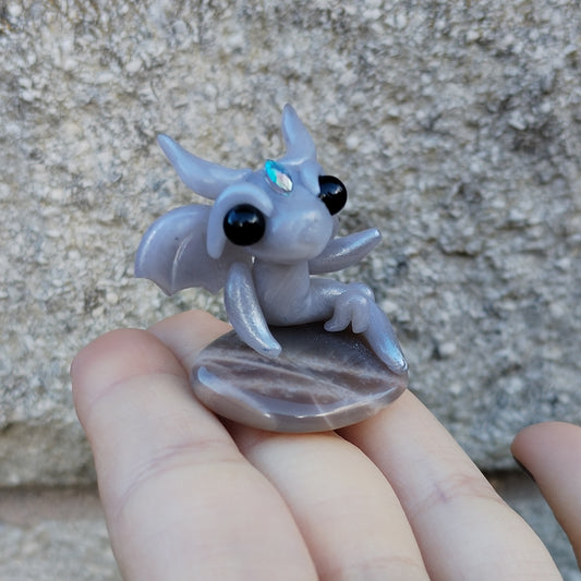 Tourmaline Quartz Crystal Dragon