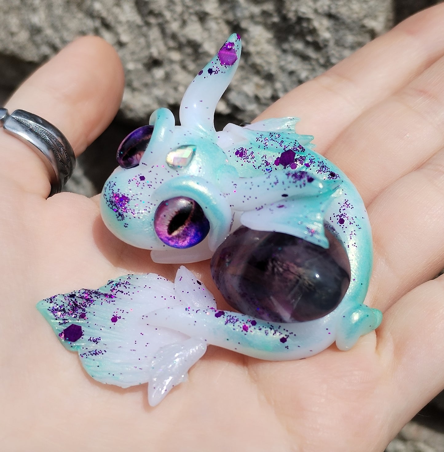 Flourite Crystal Dragon