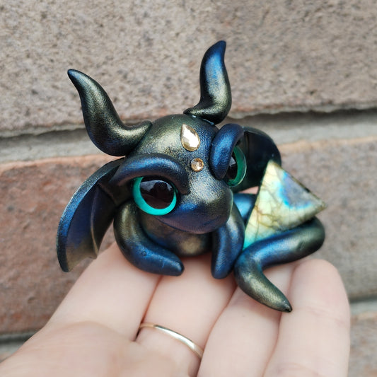 Labradorite Crystal Dragon