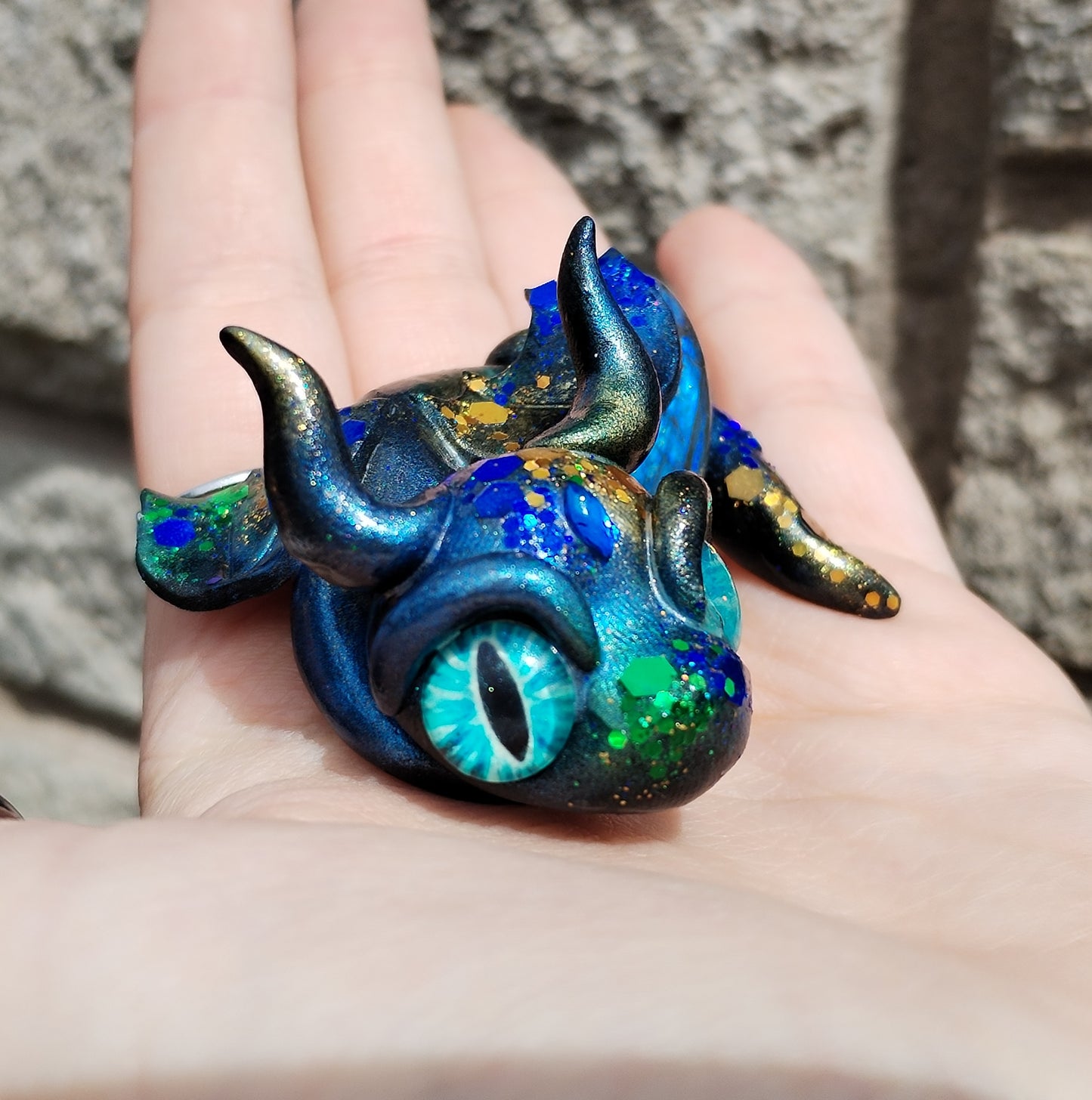 Labradorite Crystal Dragon