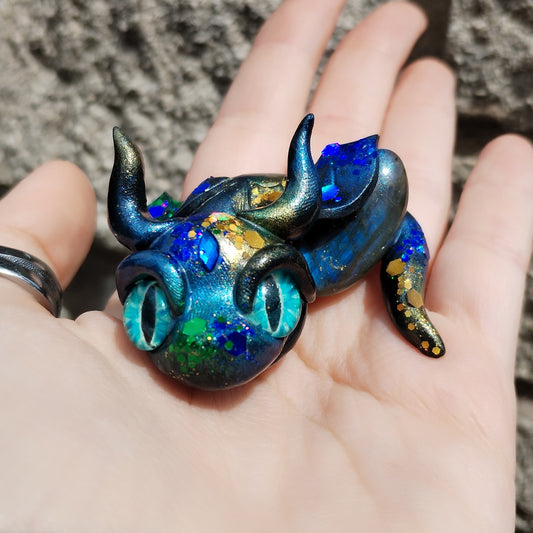 Labradorite Crystal Dragon