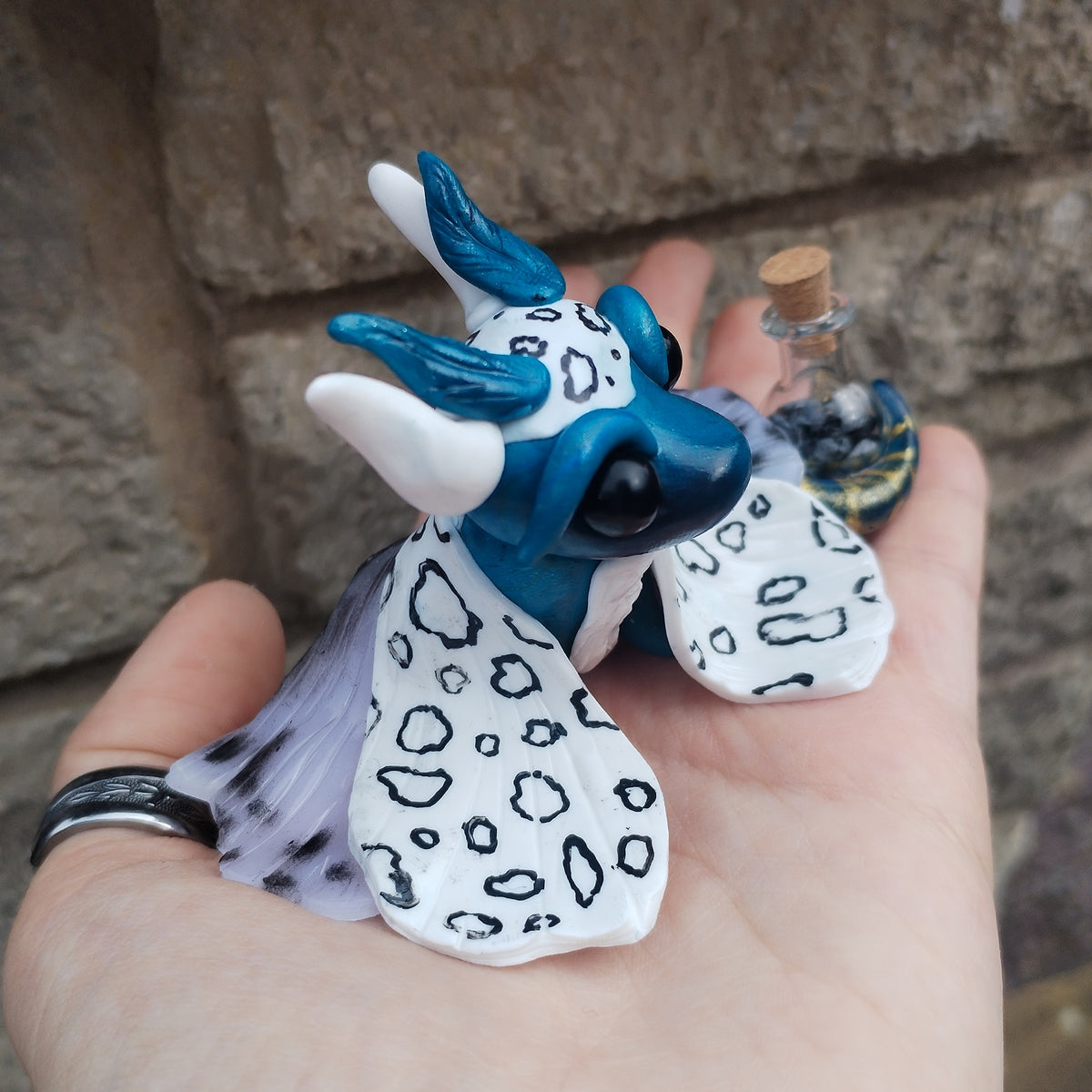 Giant Leapord Moth Crystal Dragon