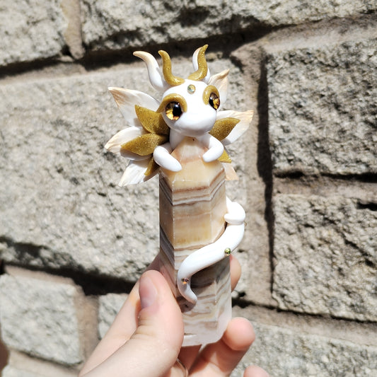 Zebra Calicite Tower Fairy Crystal Dragon