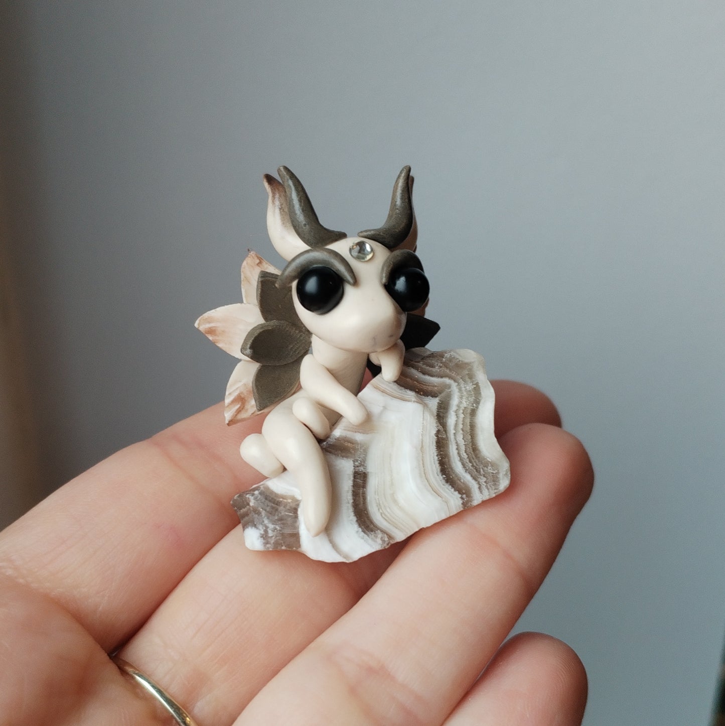 Banded Calicite Crystal Dragon