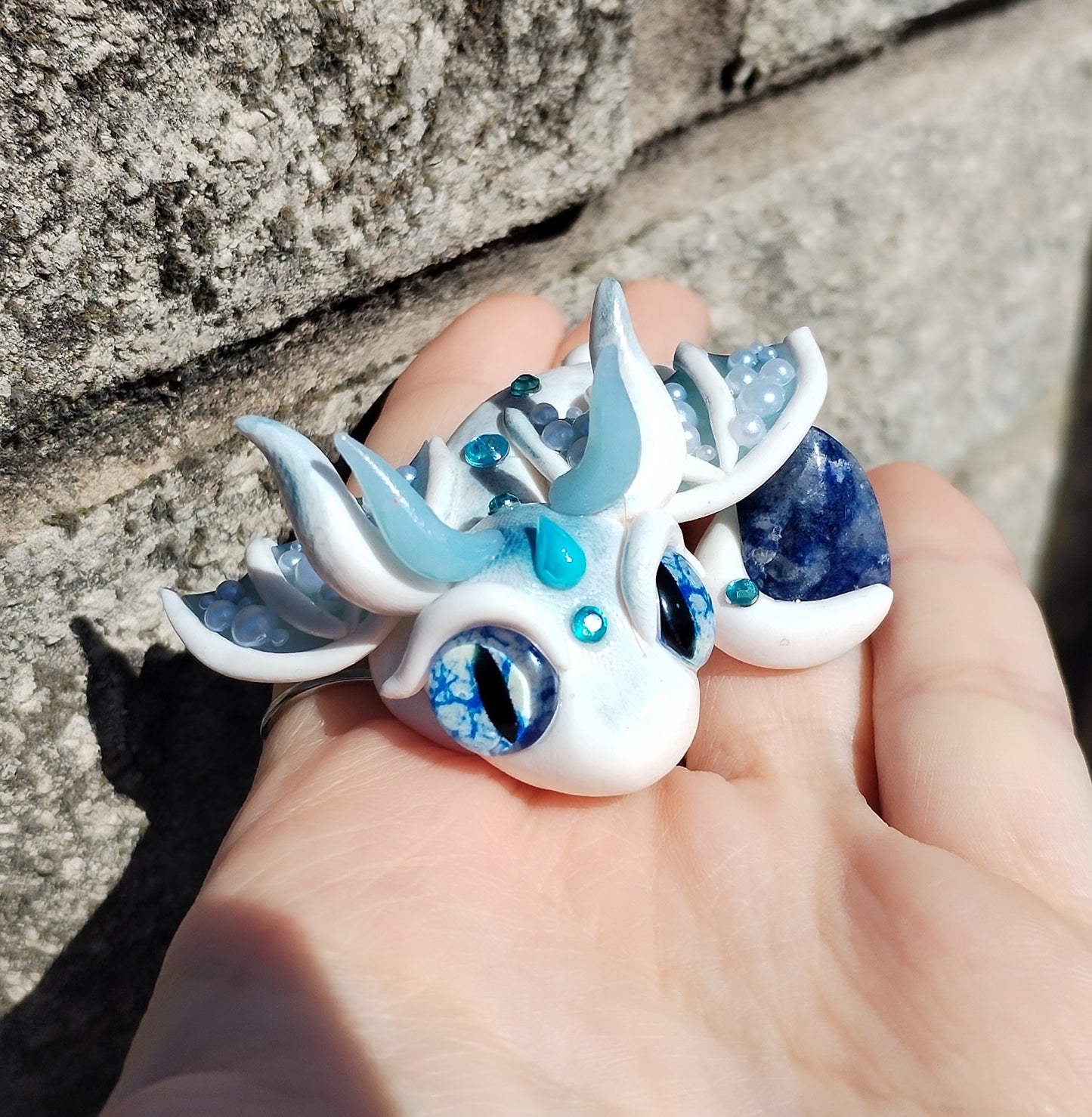 Lapis Lazuli Crystal Dragon