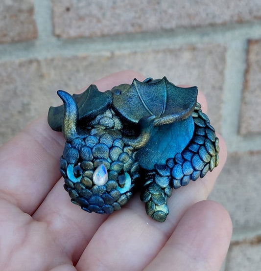 Labradorite Crystal Dragon