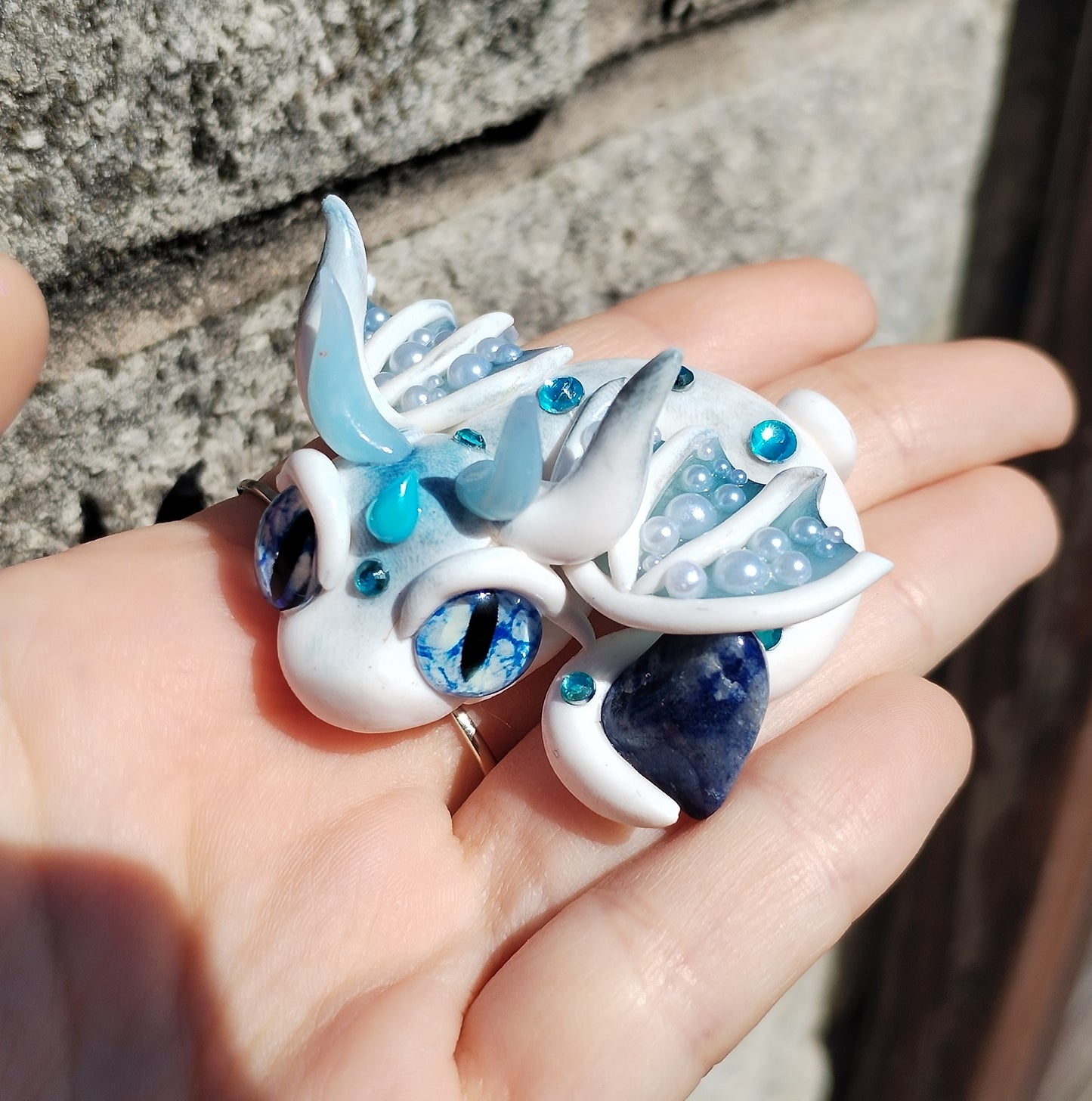 Lapis Lazuli Crystal Dragon