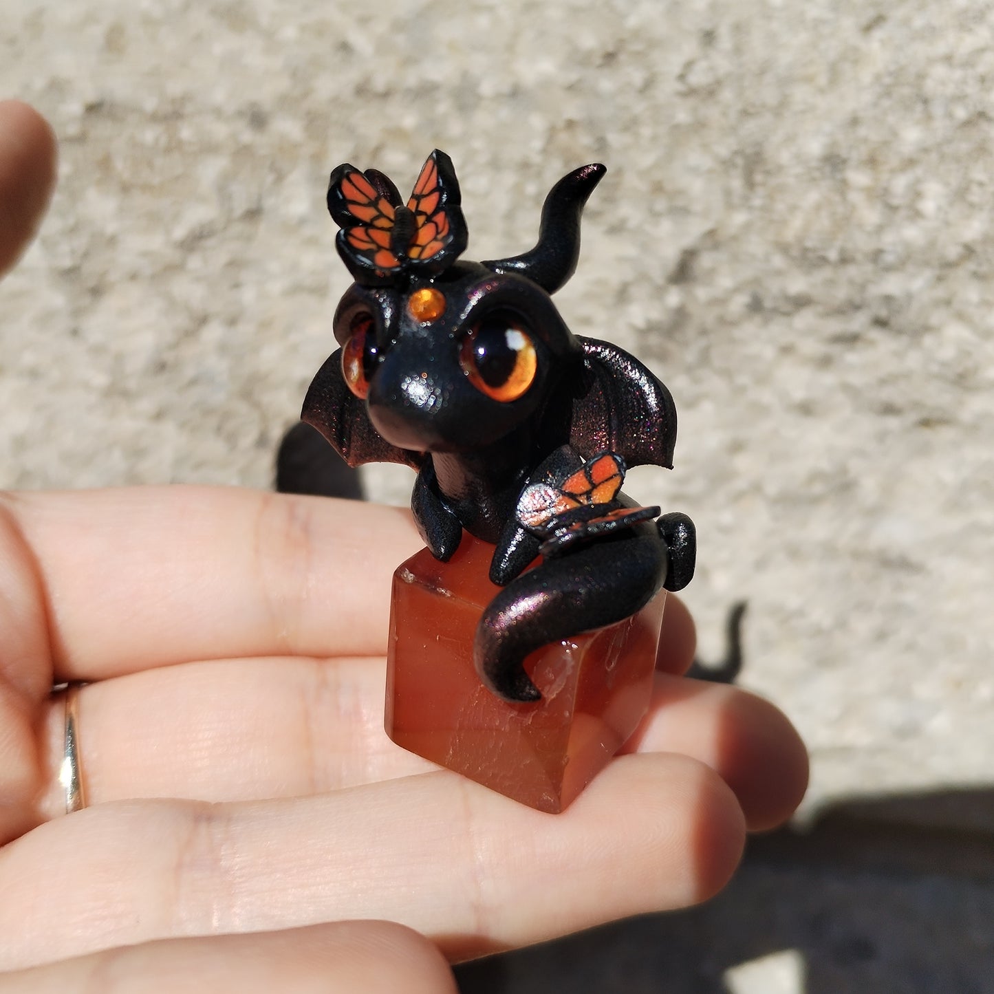 Carnelian Crystal Dragon