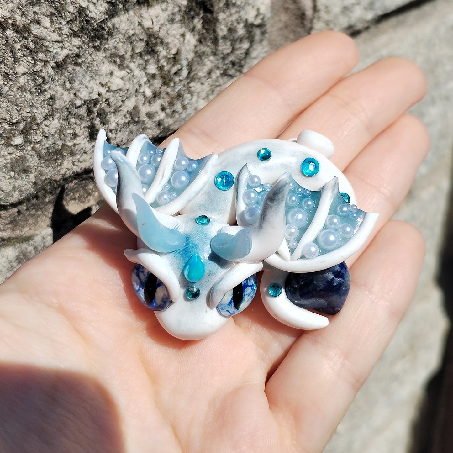Lapis Lazuli Crystal Dragon
