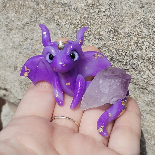 Amethyst Crystal Dragon