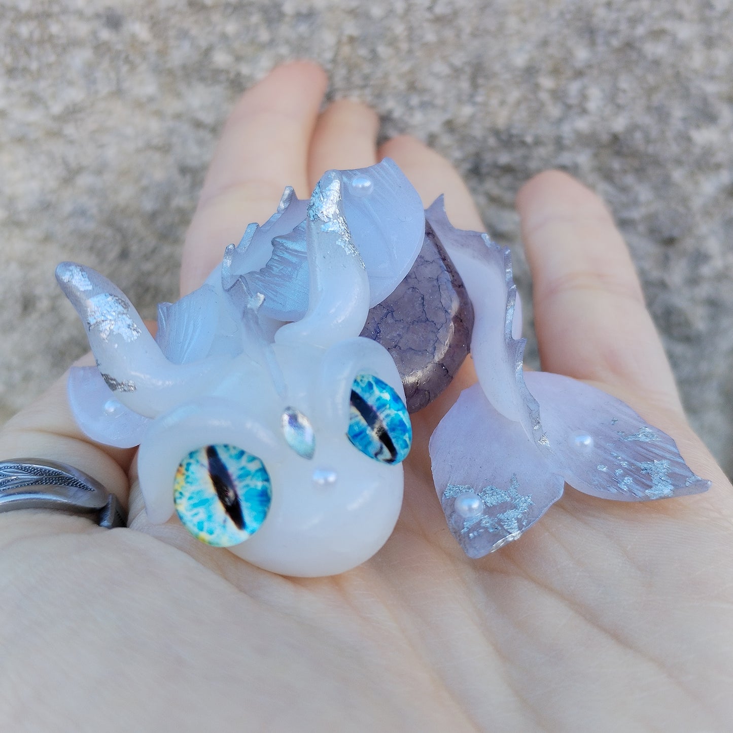 Crackle Quartz Water Crystal Dragon
