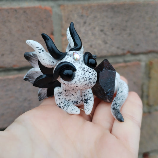 Smokey Quartz Crystal Dragon