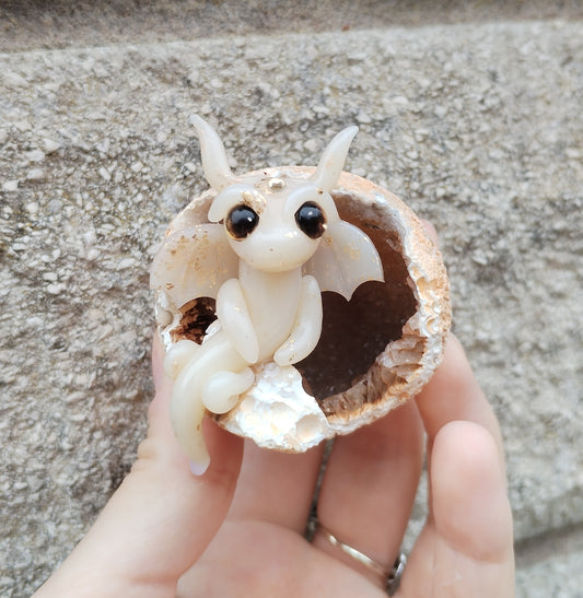 Agate Geode Crystal Dragon