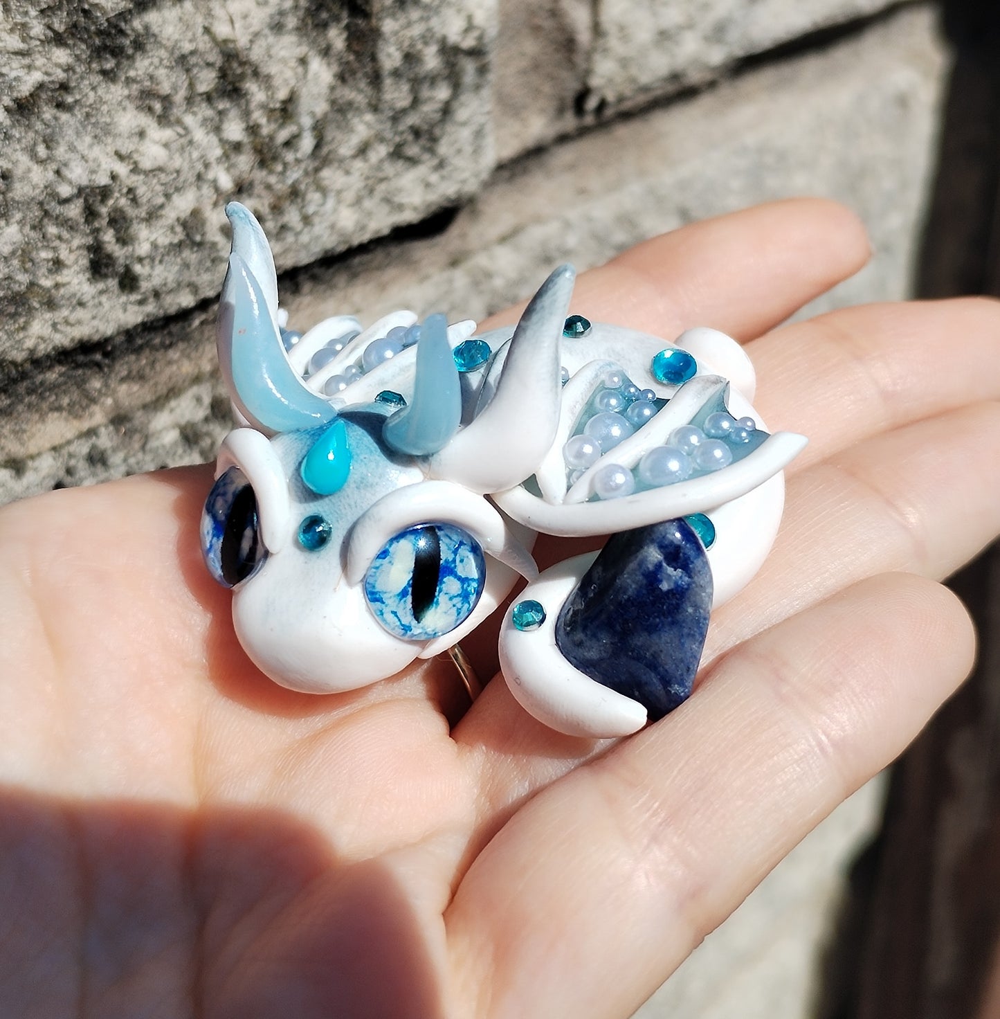 Lapis Lazuli Crystal Dragon