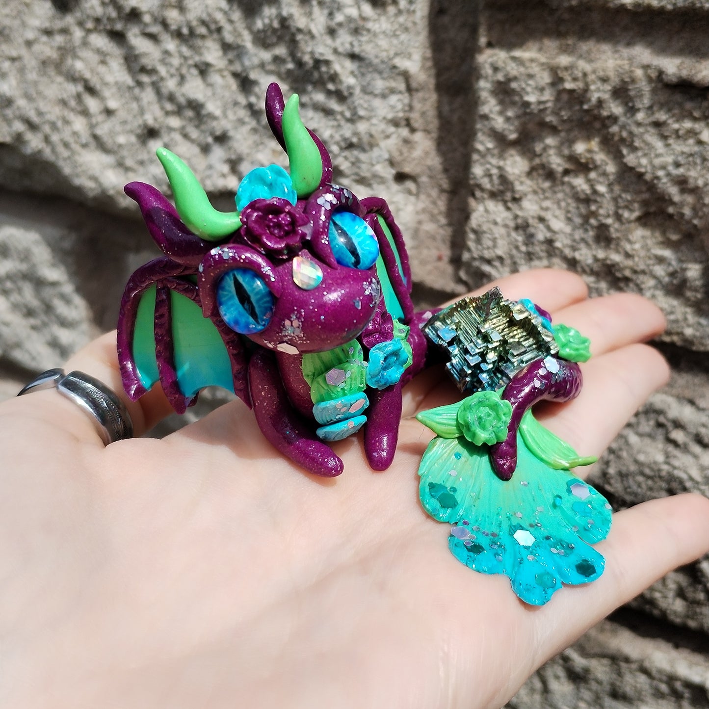 Bismuth Crystal Dragon
