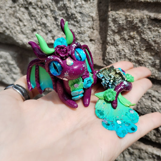 Bismuth Crystal Dragon