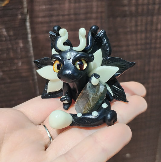 Firefly Labradorite Glow In The Dark Crystal Dragon